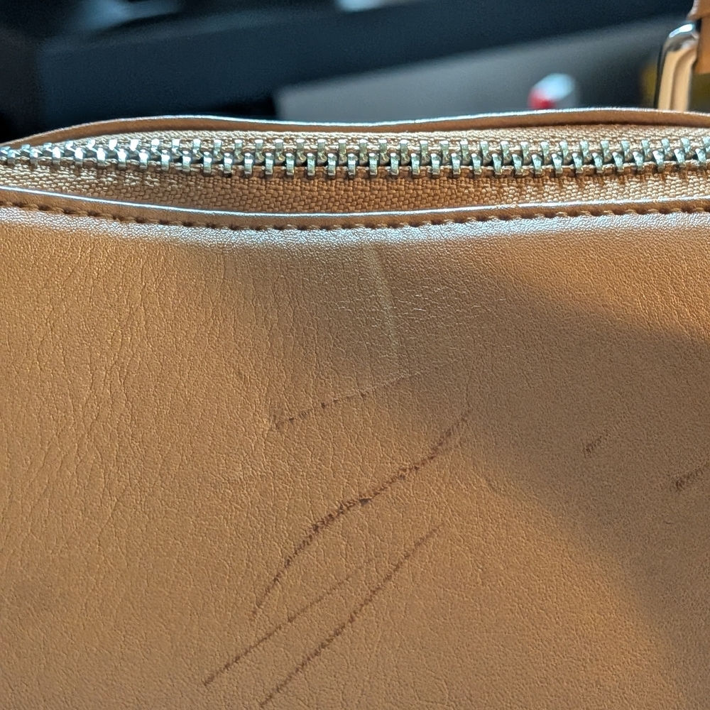 Coach Vintage Bonnie Britian Tan Legency Zip Satchel - Picture 11 of 12